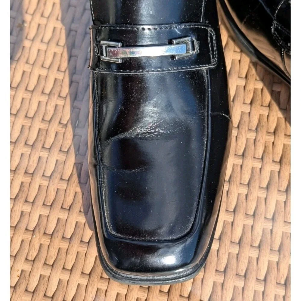 Quiet Luxury Liz Claiborne Moroso Black Leather‎ Loafers Leather Men's 10.5